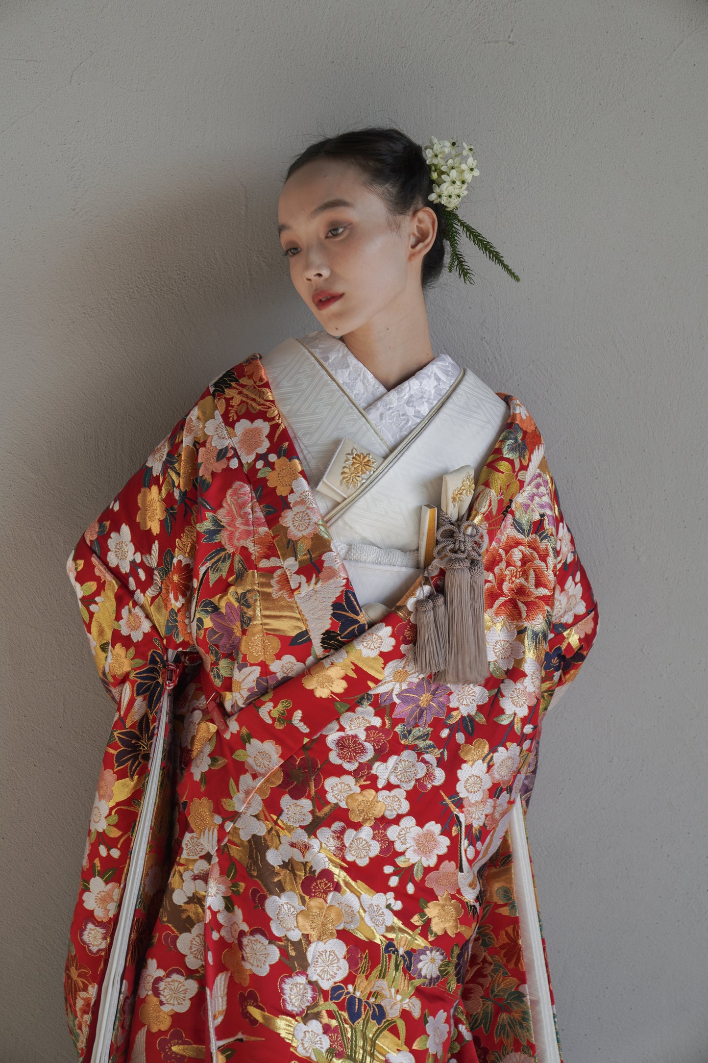 花纏う慶瑞【結婚式 和装 色打掛 レンタル】