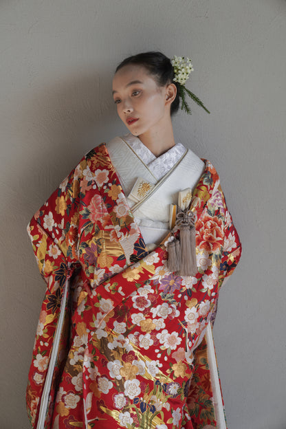 花纏う慶瑞【結婚式 和装 色打掛 レンタル】