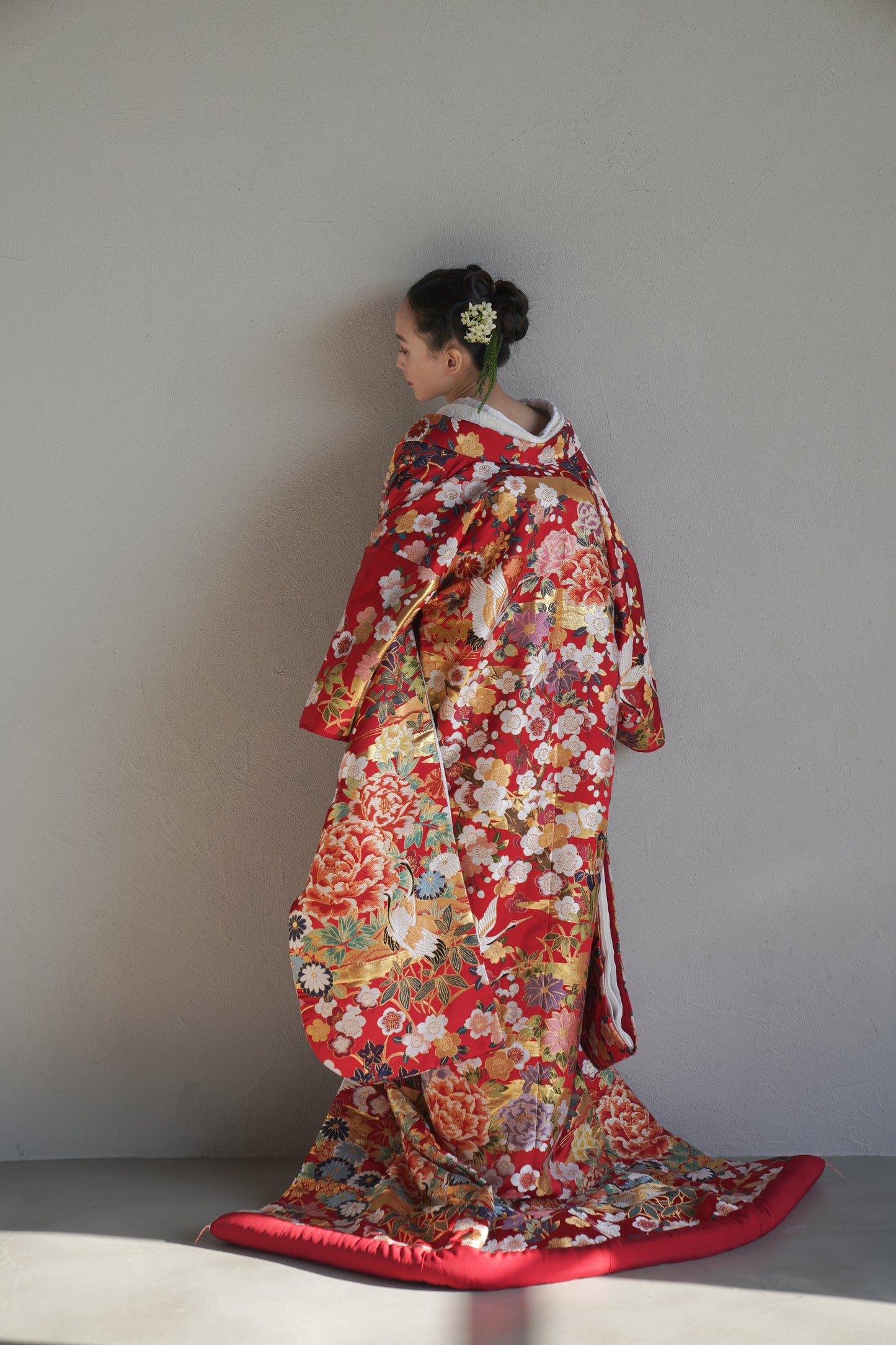 花纏う慶瑞【結婚式 和装 色打掛 レンタル】
