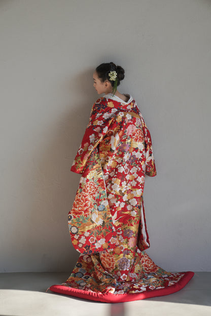 花纏う慶瑞【結婚式 和装 色打掛 レンタル】