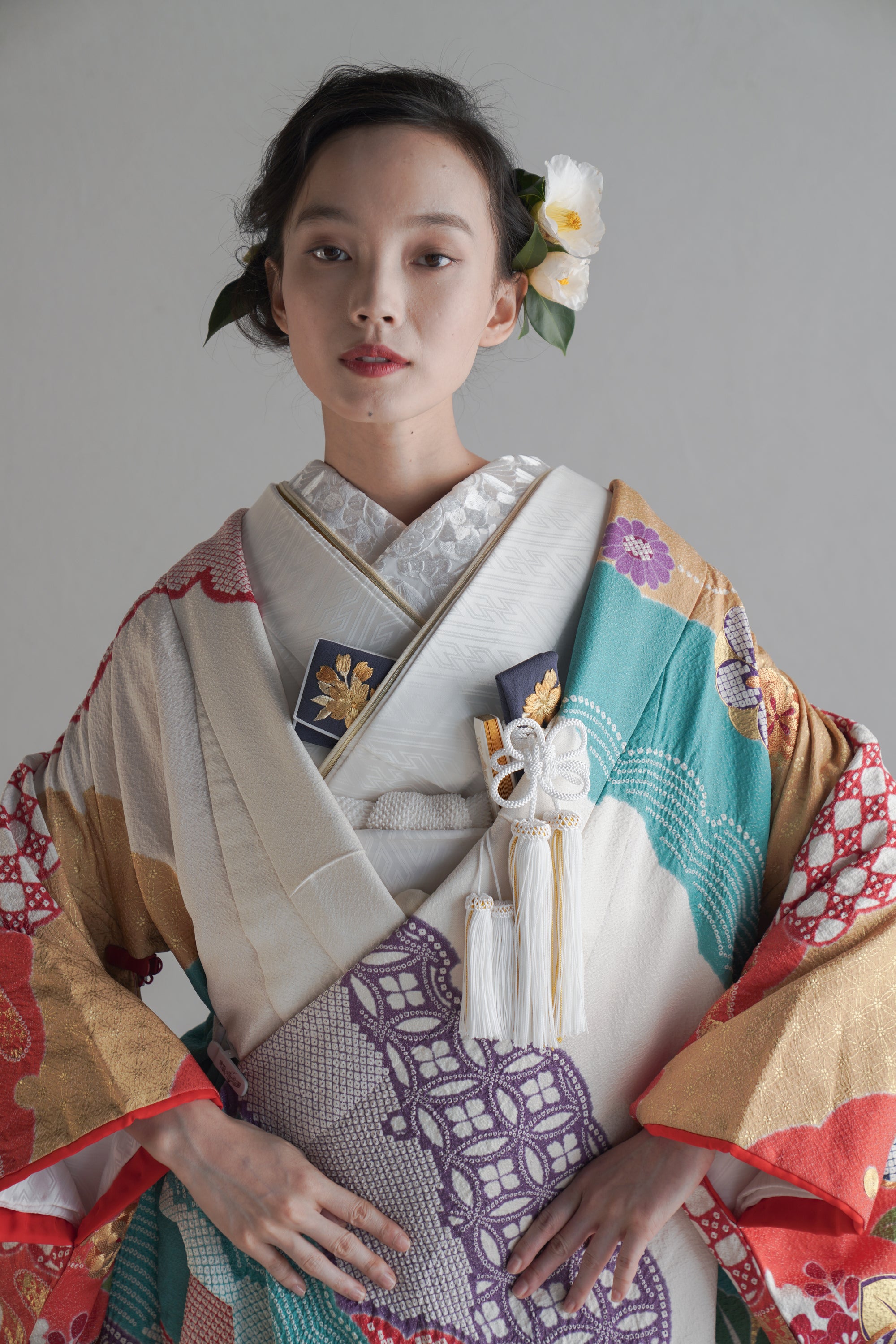 TOMO様 極上品IROKOMICHI 彩小径 博多織 利休バッグ 和装 結婚式 彩雲に花の祝宴【結婚式 和装 色打掛 レンタル】 – 結婚式準備サイトCORDY