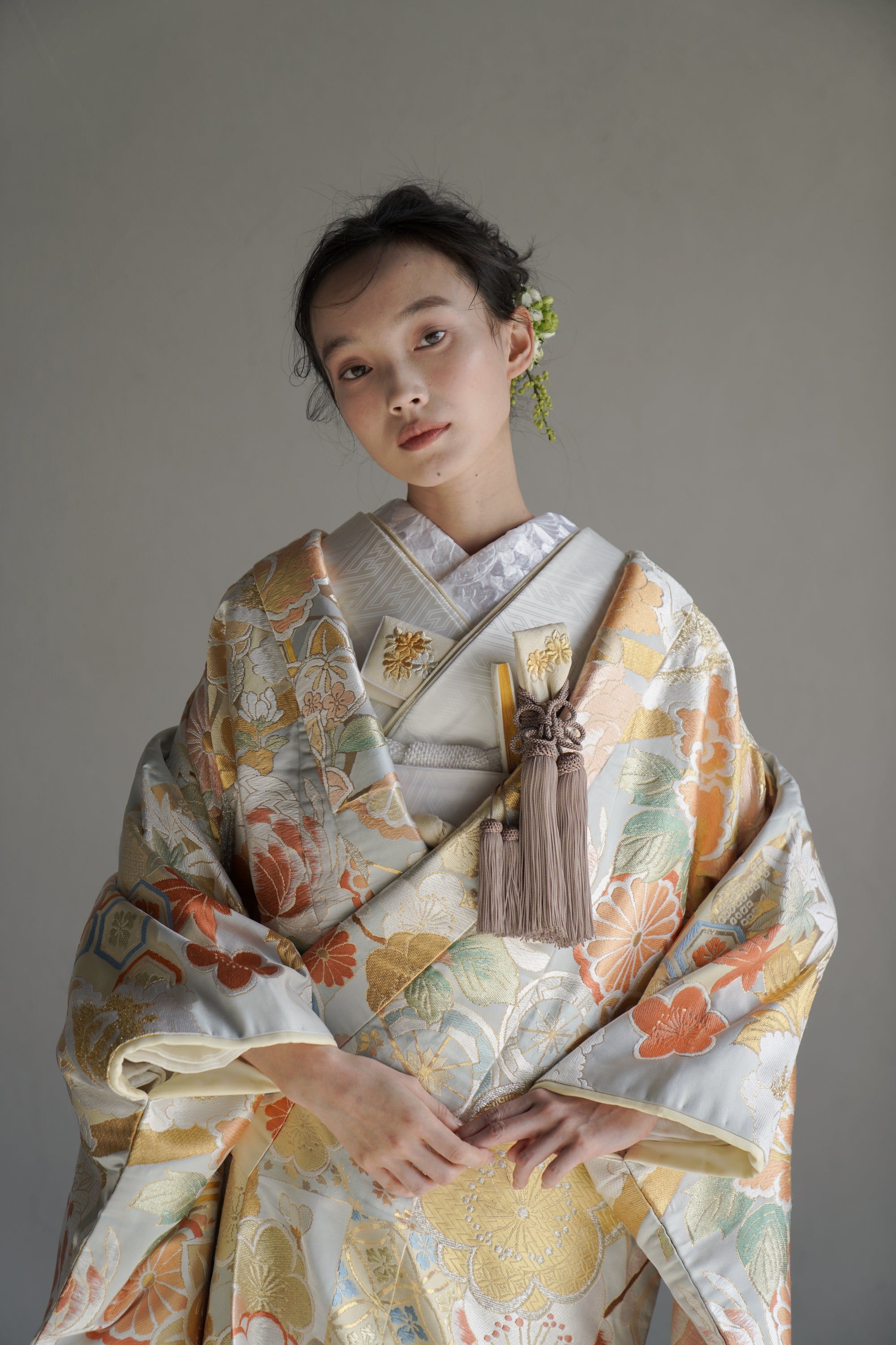 淡雪に花綾【結婚式 和装 色打掛 レンタル】 – 結婚式準備サイトCORDY