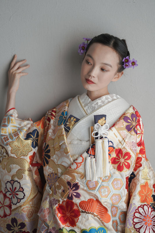 白寿彩り錦【結婚式 和装 色打掛 レンタル】
