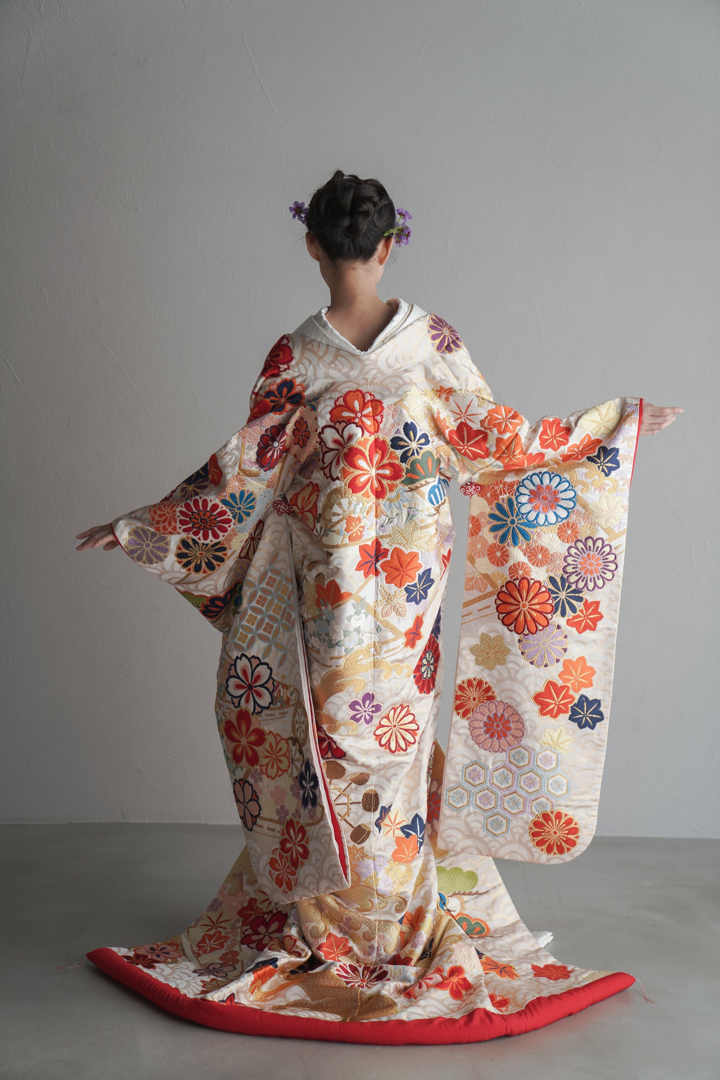 白寿彩り錦【結婚式 和装 色打掛 レンタル】