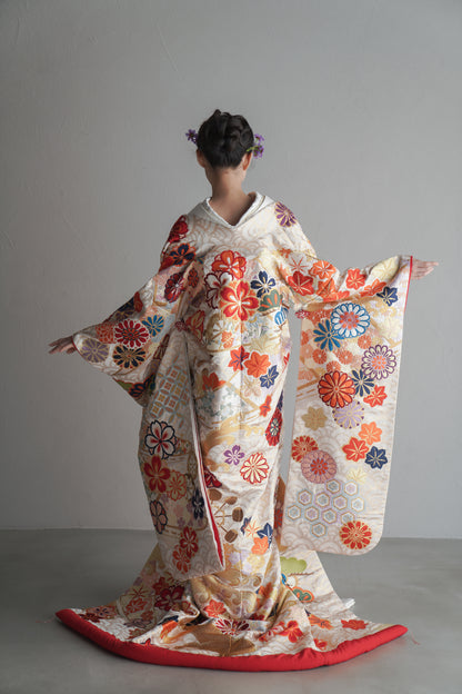 白寿彩り錦【結婚式 和装 色打掛 レンタル】