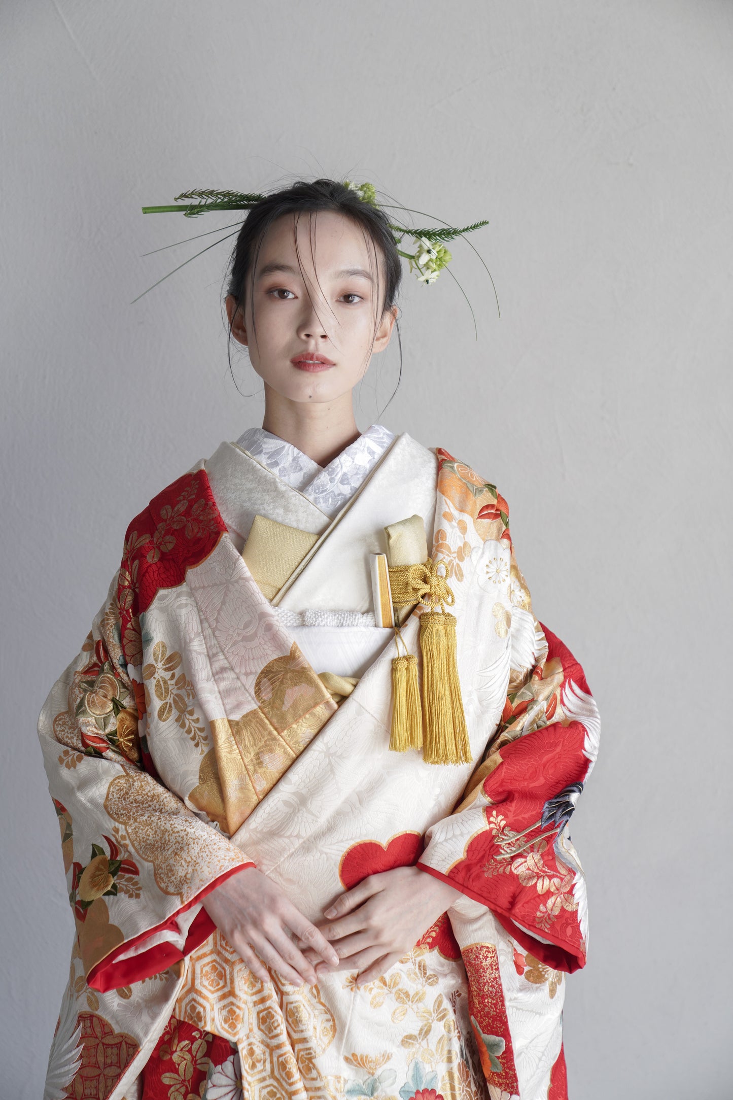 瑞祥の花【結婚式 和装 色打掛 レンタル】