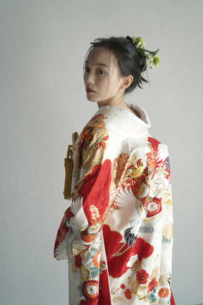 瑞祥の花【結婚式 和装 色打掛 レンタル】