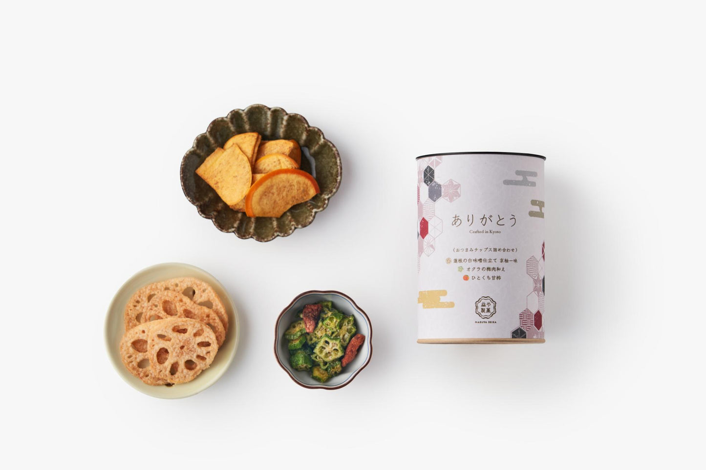 京都のおつまみ筒BOX（ありがとうver.）【結婚式 ギフト 食品 引き菓子 おつまみ】