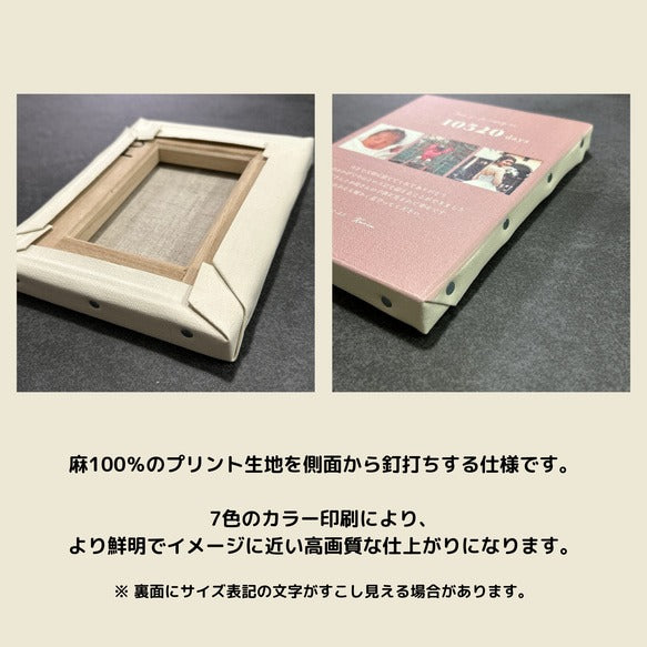 子育て感謝状(キャンバスタイプ)　結婚式　両親へプレゼント　両親贈呈品　ウェディング　01