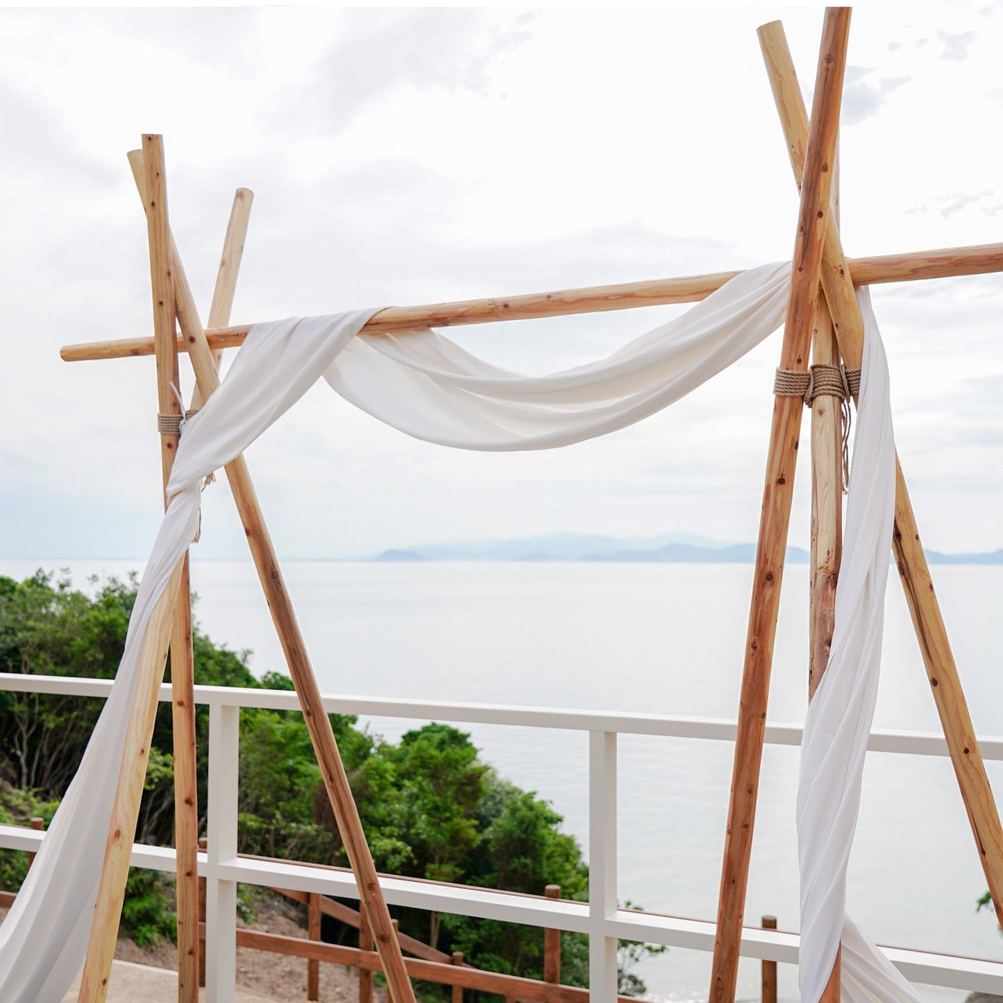 【レンタル・関西エリア】祭壇・高砂(木・花装飾・重りセット)【結婚式 フラワー 会場装花】