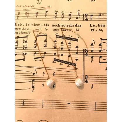 ぷっくり淡水パールのピアス 【結婚式 ピアス イヤリング】