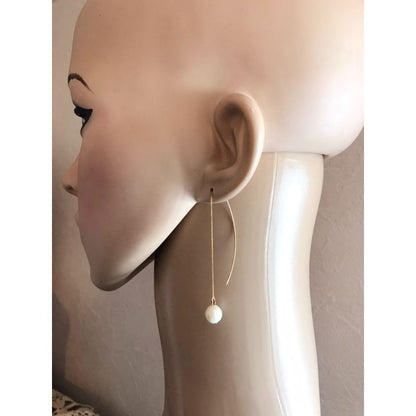 ぷっくり淡水パールのピアス 【結婚式 ピアス イヤリング】