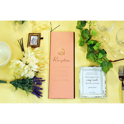 席次表A3サイズ ポケット ピンク【結婚式 ペーパー 席次表】