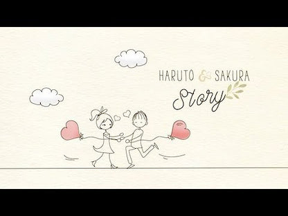 【プロフィールムービー】スマホ風 【結婚式 ムービー プロフィール】