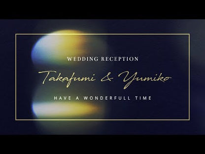 オープニングムービー【リュクス】【結婚式 ムービー オープニング】