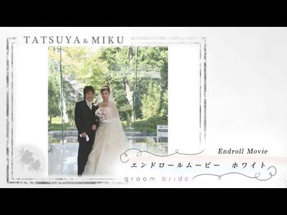 【エンドロール】ホワイト　【結婚式　ムービー　エンドロール】