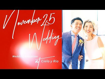 エンドロールムービー【ラフィーネ】【結婚式 ムービー エンドロール】