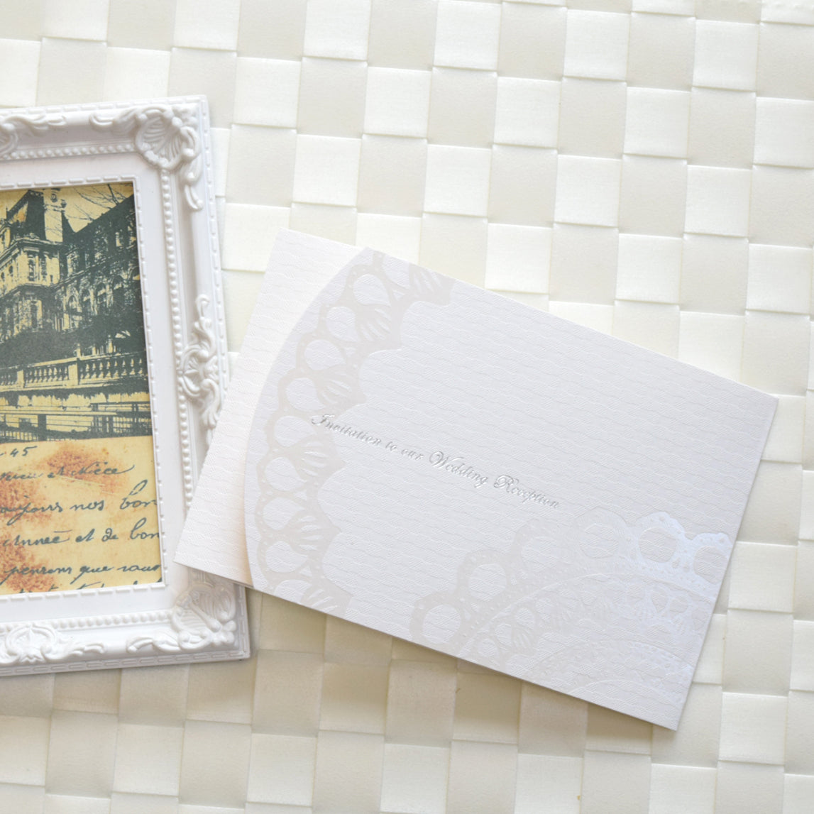 【結婚式 招待状セット】 プロローグ (印刷込み)【結婚式 ペーパー 招待状】