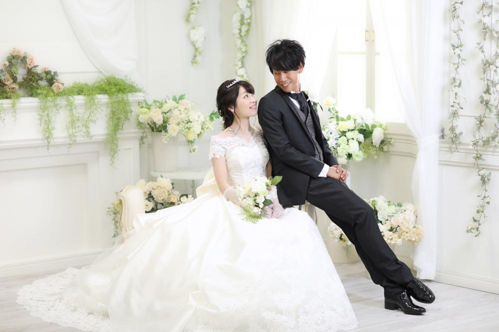 【フォトウェディング】愛媛県　　　洋装1着　スタジオフォトプラン　【結婚式　写真　フォト　撮影】