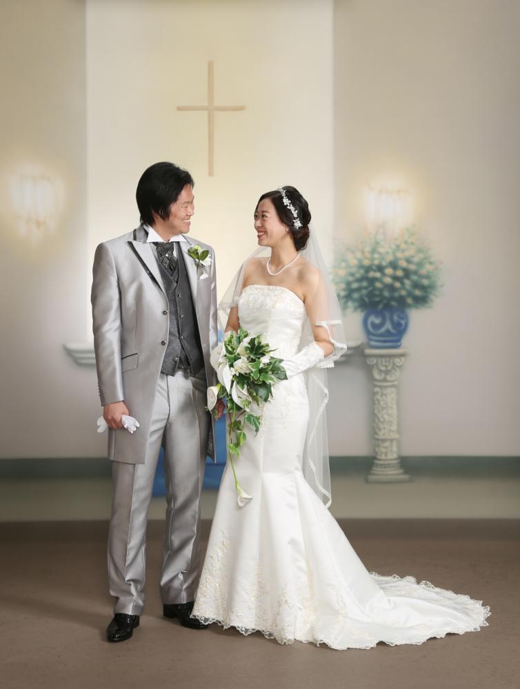 【フォトウェディング】愛媛県　　　洋装1着　スタジオフォトプラン　【結婚式　写真　フォト　撮影】