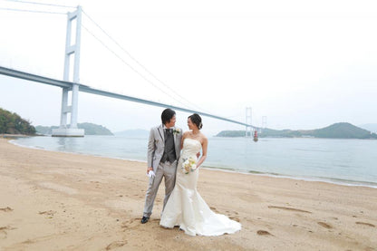 【フォトウェディング】愛媛県　洋装1着　ロケ + スタジオ　全データ　【結婚式　写真　フォト　撮影】