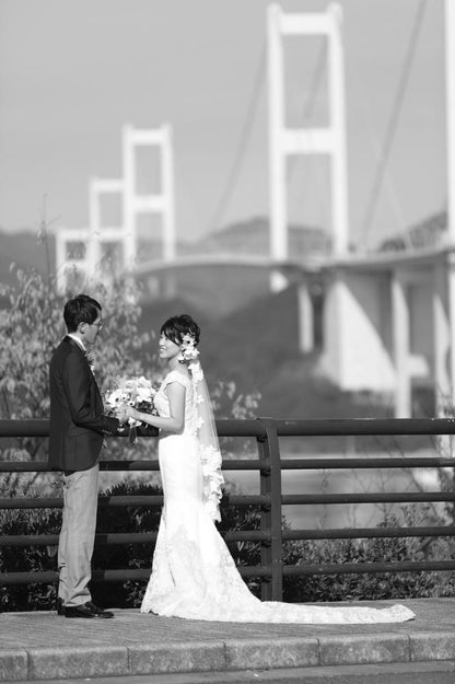 【フォトウェディング】愛媛県　洋装1着　ロケ + スタジオ　全データ　【結婚式　写真　フォト　撮影】