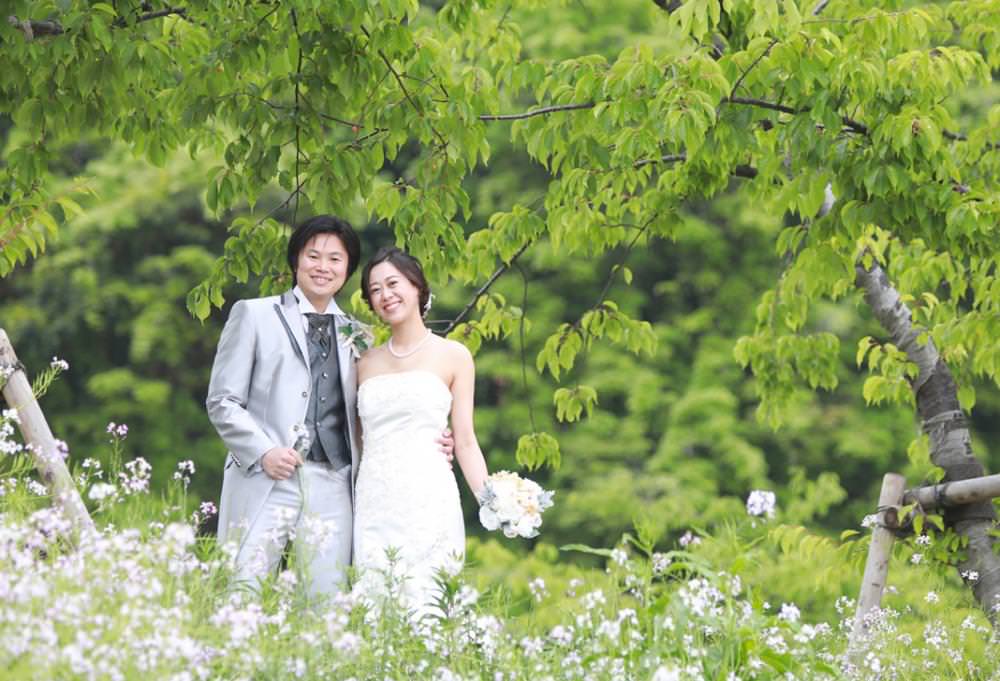 【フォトウェディング】愛媛県　洋装1着　ロケ + スタジオ　全データ　【結婚式　写真　フォト　撮影】