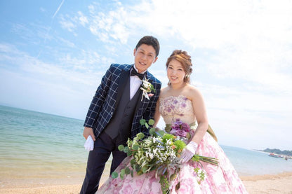 【フォトウェディング】愛媛県　洋装1着　ロケ + スタジオ　全データ　【結婚式　写真　フォト　撮影】