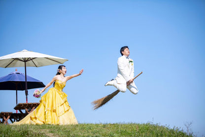 【フォトウェディング】愛媛県　洋装1着　ロケ + スタジオ　全データ　【結婚式　写真　フォト　撮影】