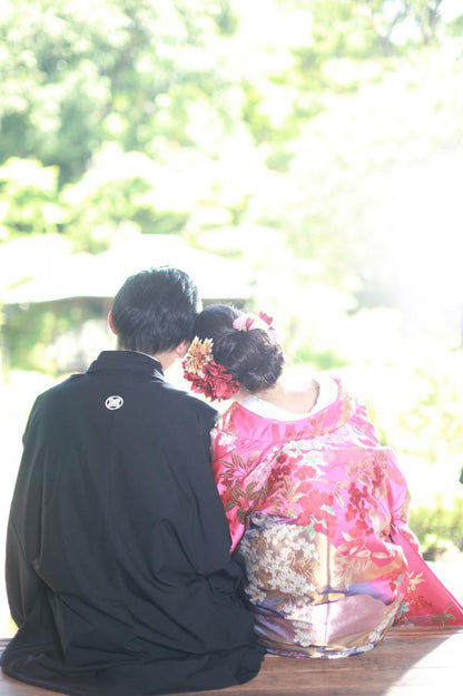 【前撮り】愛媛県　和装1着　ロケ + スタジオ撮影　全データ　【結婚式　写真　フォト　撮影】