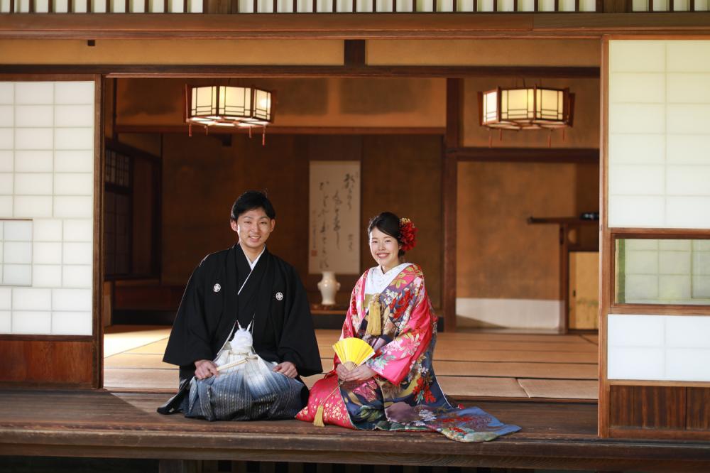 【前撮り】愛媛県　和装1着　ロケ + スタジオ撮影　全データ　【結婚式　写真　フォト　撮影】