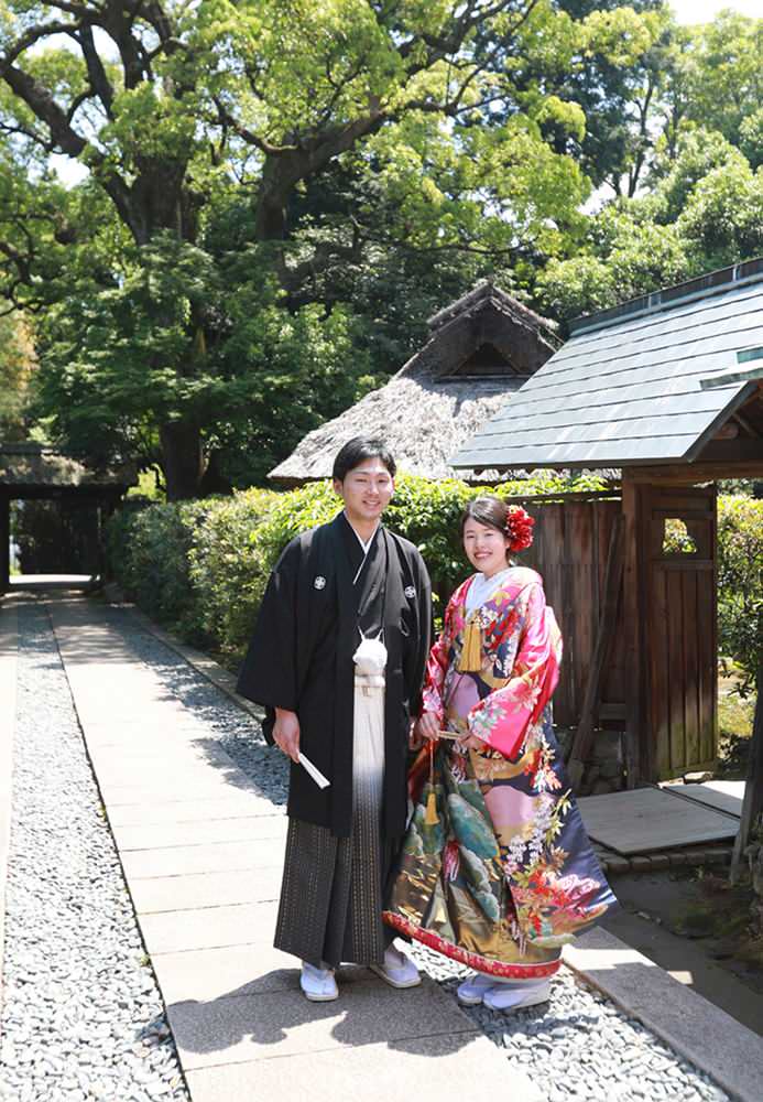 【前撮り】愛媛県　和装1着　ロケ + スタジオ撮影　全データ　【結婚式　写真　フォト　撮影】