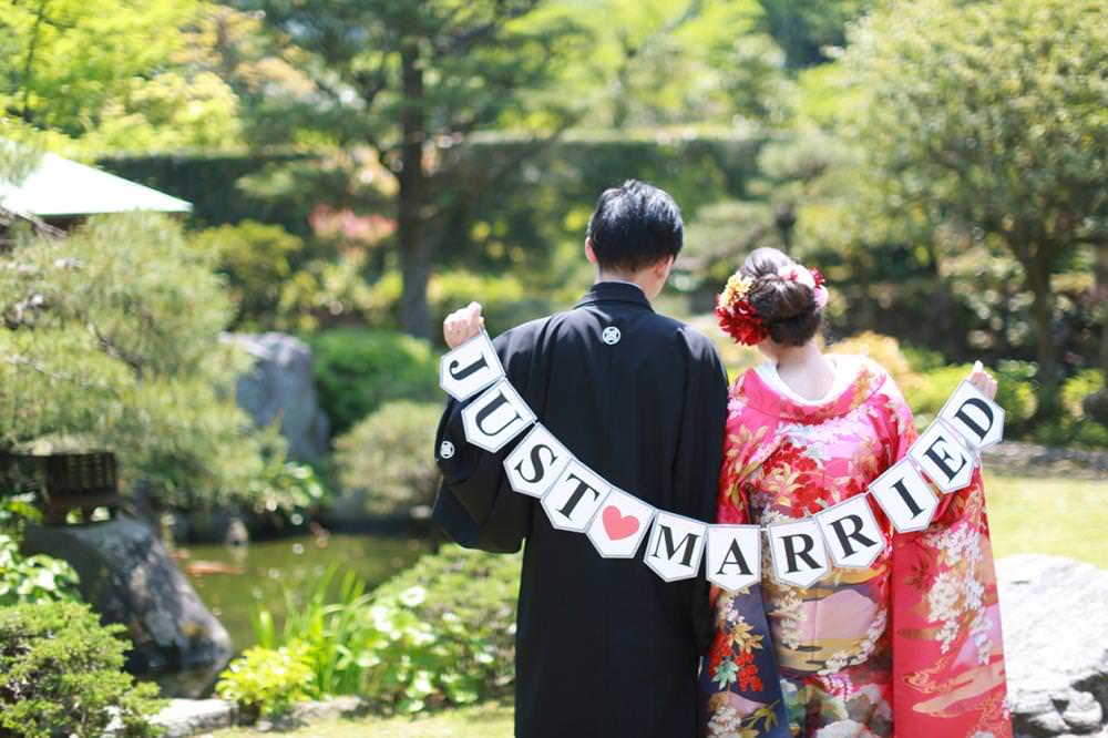 【前撮り】愛媛県　和装1着　ロケ + スタジオ撮影　全データ　【結婚式　写真　フォト　撮影】