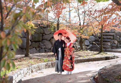 【前撮り】愛媛県　和装1着　ロケ + スタジオ撮影　全データ　【結婚式　写真　フォト　撮影】