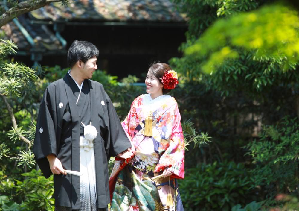 【前撮り】愛媛県　和装1着　ロケ + スタジオ撮影　全データ　【結婚式　写真　フォト　撮影】