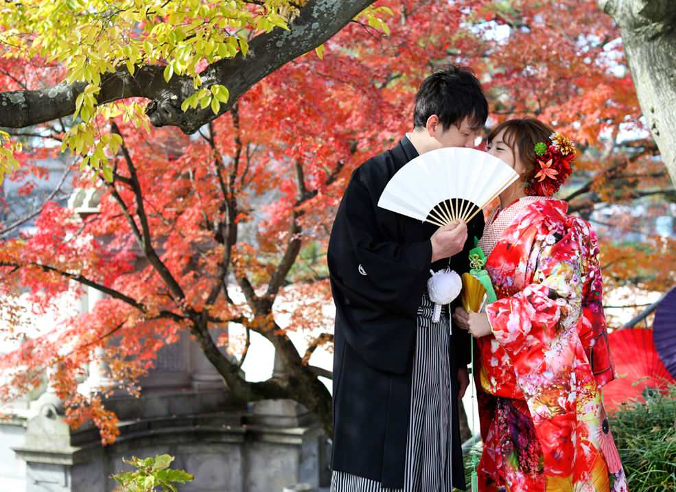 【フォトウェディング】愛媛県 和装1着 + 洋装1着 ロケ + スタジオ 【結婚式 写真 フォト 撮影】