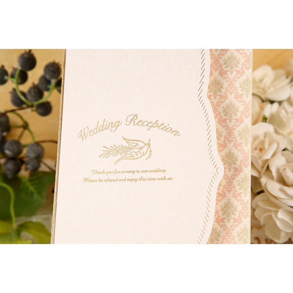 席次表A3サイズ フェリシア ピンク【結婚式 ペーパー 席次表】