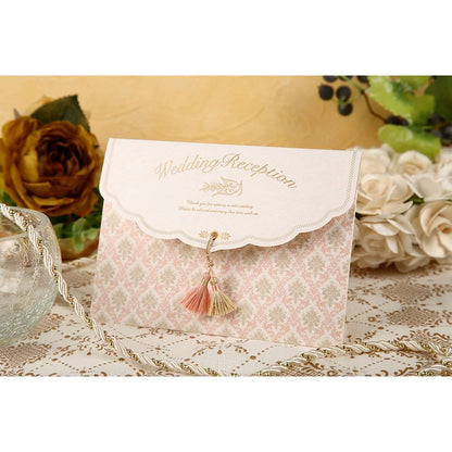 席次表A4サイズ フェリシア ピンク【結婚式 ペーパー 席次表】