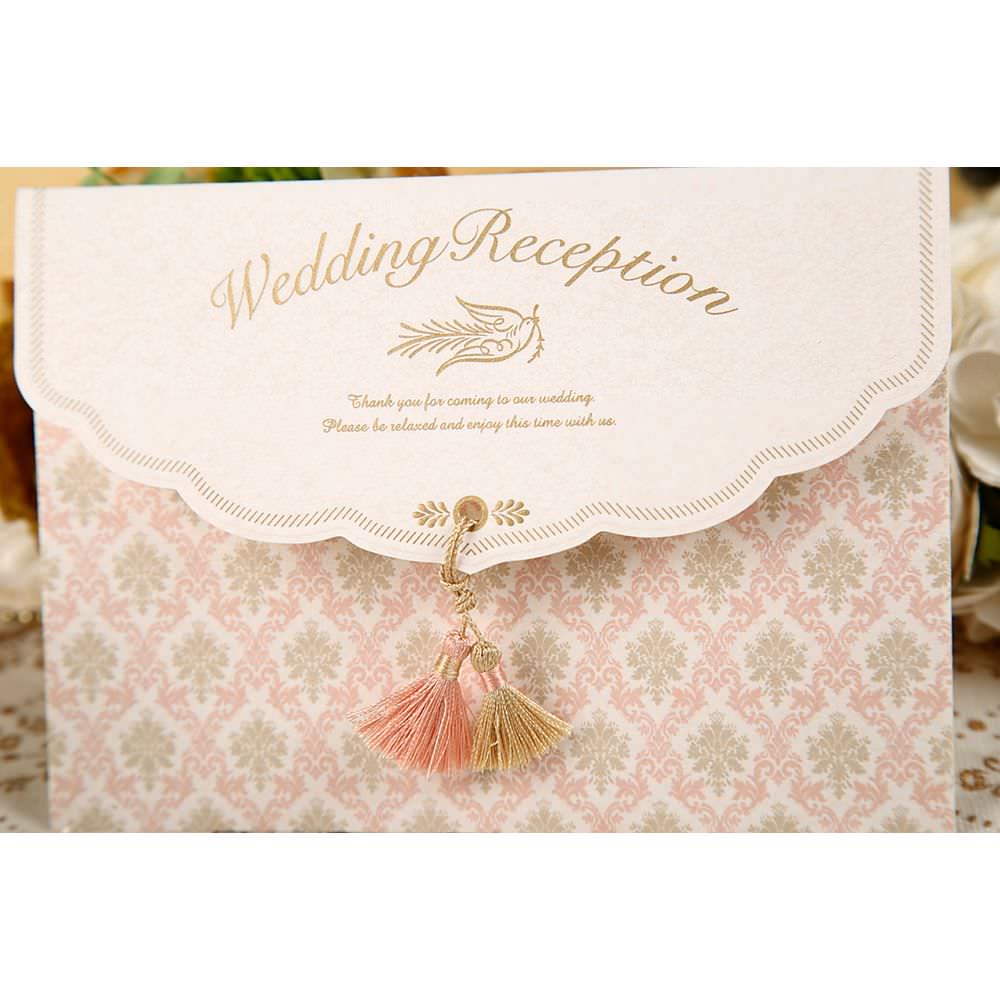 席次表A4サイズ フェリシア ピンク【結婚式 ペーパー 席次表】