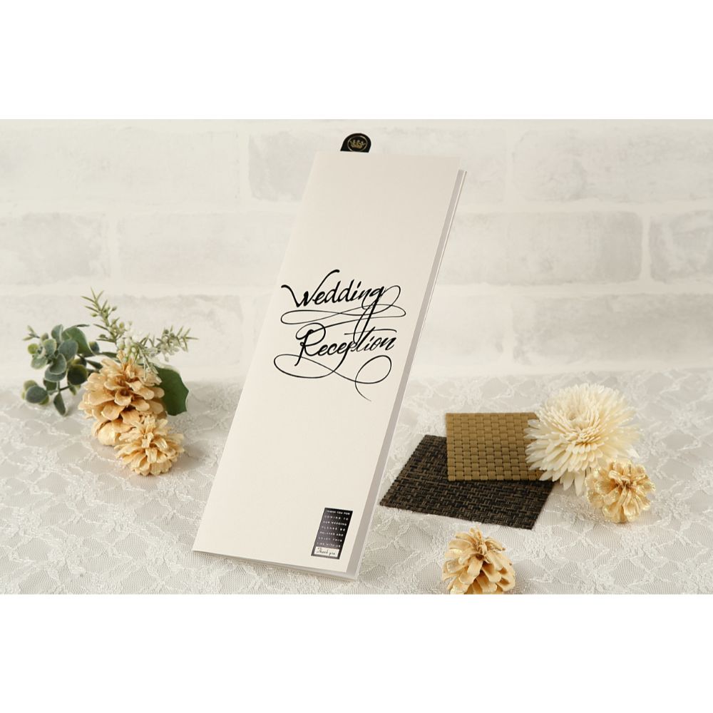 席次表A3サイズ アルジェンテ ブラック【結婚式 ペーパー 席次表】