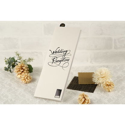 席次表A3サイズ アルジェンテ ブラック【結婚式 ペーパー 席次表】