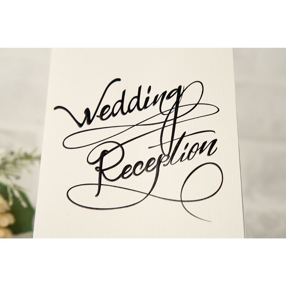 席次表A3サイズ アルジェンテ ブラック【結婚式 ペーパー 席次表】