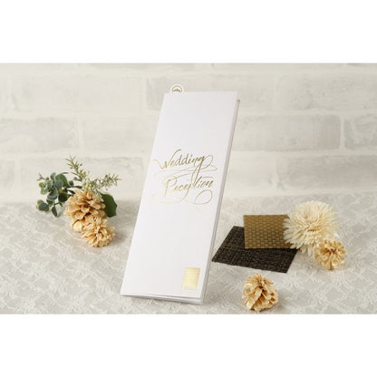 席次表A3サイズ アルジェンテ ホワイト【結婚式 ペーパー 席次表】