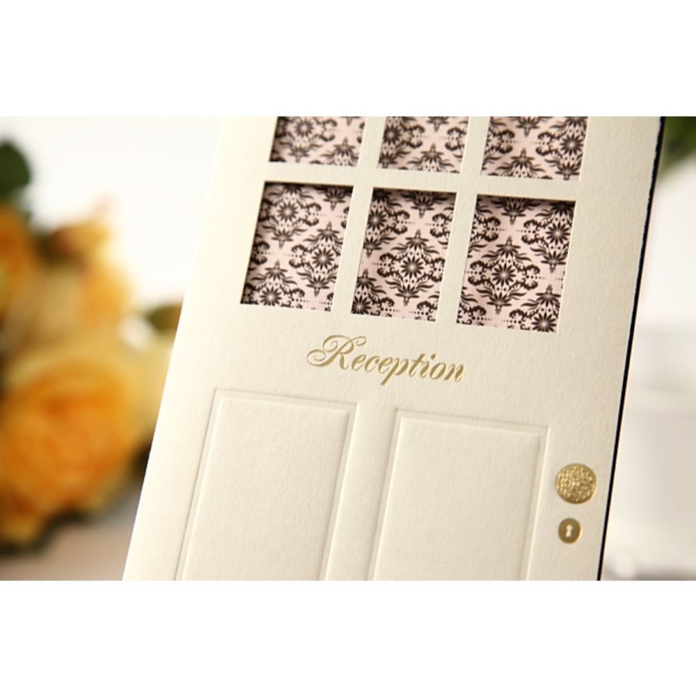 席次表B4サイズ ボヌール アイボリー【結婚式 ペーパー 席次表】