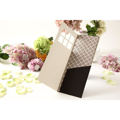 席次表B4サイズ ボヌール ブラウン【結婚式 ペーパー 席次表】