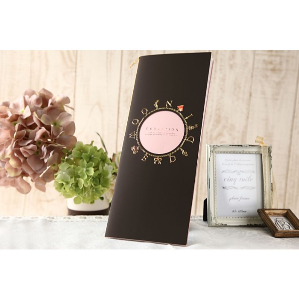 席次表B4サイズ ジュリエッタ ゴールド【結婚式 ペーパー 席次表】