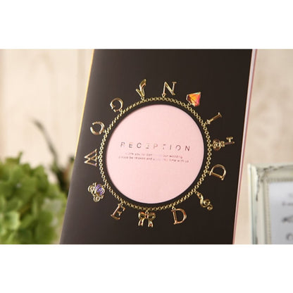 席次表B4サイズ ジュリエッタ ゴールド【結婚式 ペーパー 席次表】