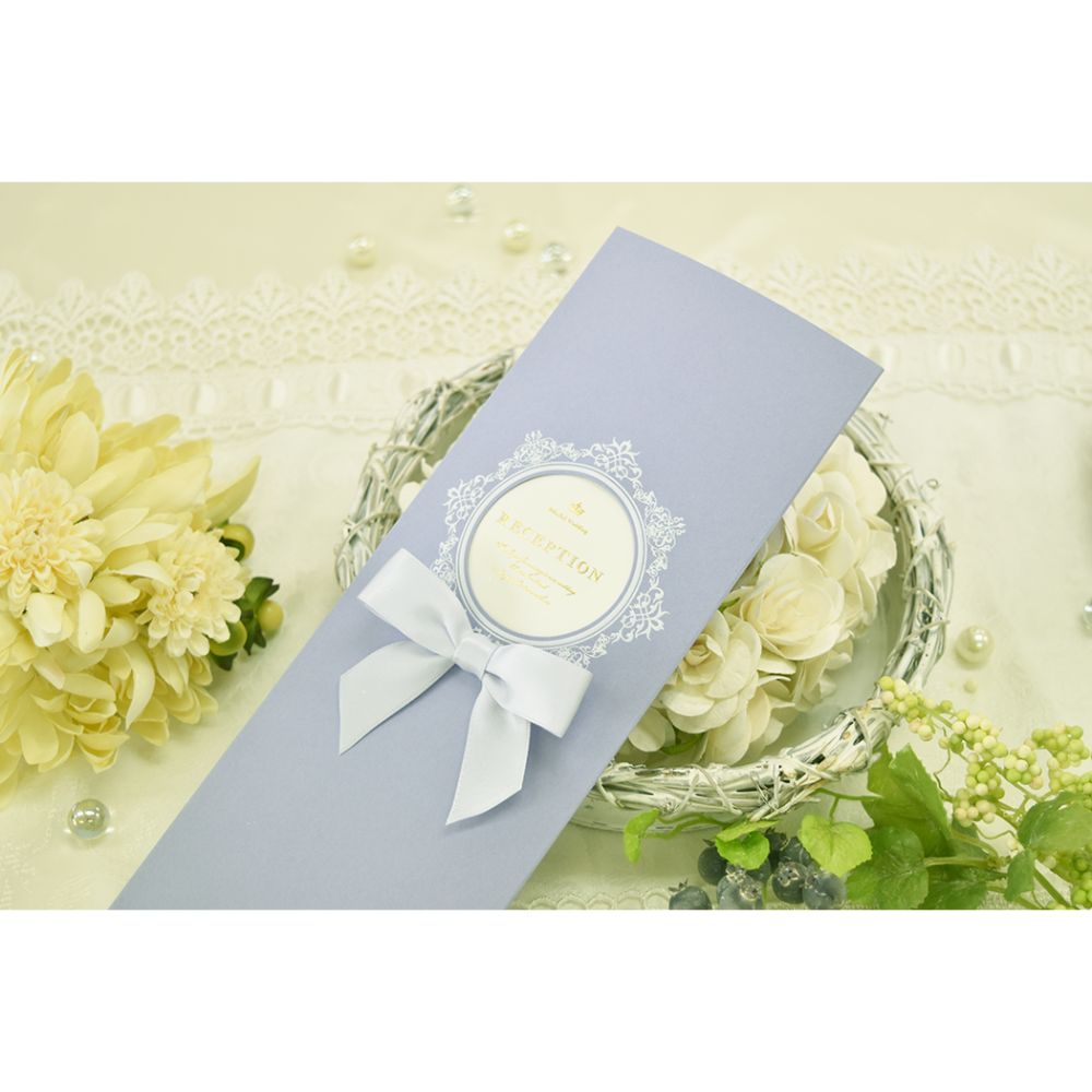 席次表B4サイズ マムール ラベンダー【結婚式 ペーパー 席次表】