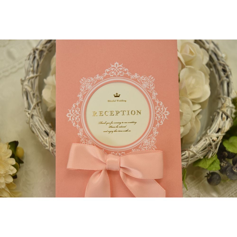 席次表B4サイズ マムール ピンク【結婚式 ペーパー 席次表】