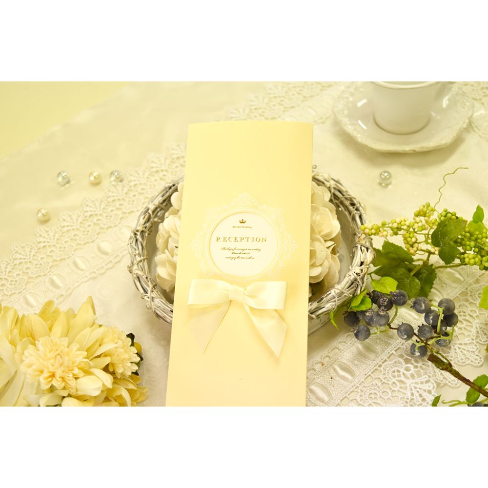 席次表B4サイズ マムール バニラ【結婚式 ペーパー 席次表】